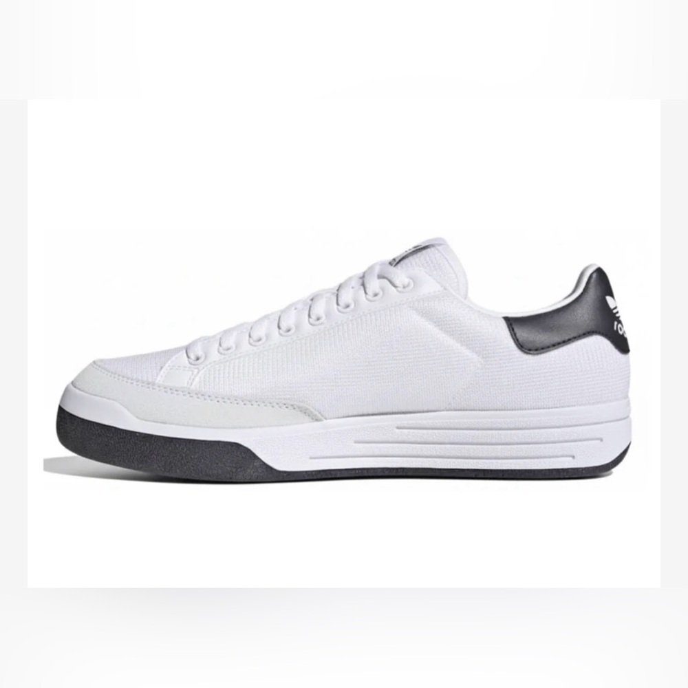 Men’s Adidas Rod Laver White and Blue Sneakers - Picture 3 of 14